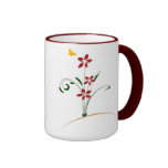 Floral Design Coffee Mug