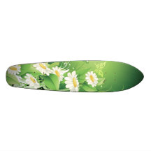 Floral Fashion 7 Skateboard