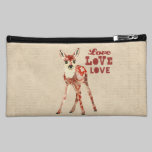Floral Fawn Love Travel Accessory Bag bagettes bags