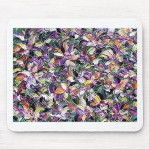 floral garden mousepad