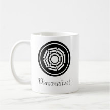 Floral Groove Mug, Black