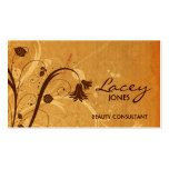 Floral Grunge Business Card