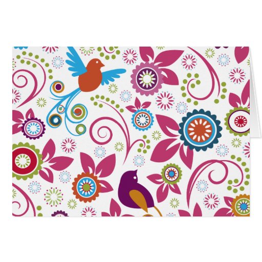 Floral Pattern Cards