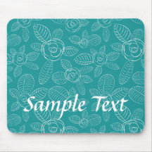 Floral Pattern Mousepad