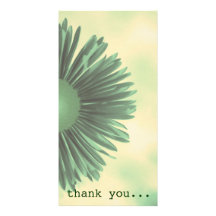 floral personalized photo card