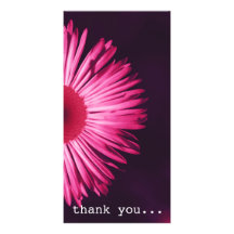 floral photo card