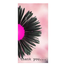 floral photo card