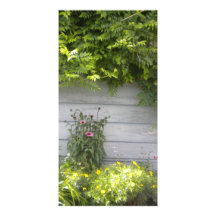 Floral Photo Card