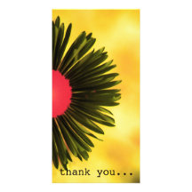 floral photo card template