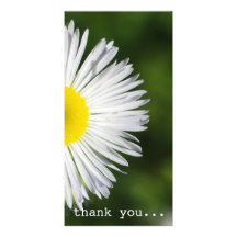 floral photo card template
