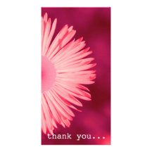 floral photo greeting card