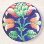 FLORAL Red Green Blue Coasters