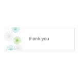 Floral Reflections Thank You Gift Tag Business Card Templates