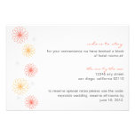 Floral Reflections Wedding Insert Card Invites