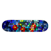 Floral Strained-glass Skate Boards