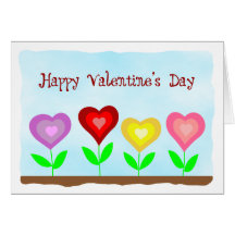 Floral Valentine Cards