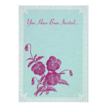 Floral Wedding Invitation