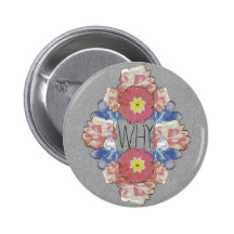 Floral Why Button