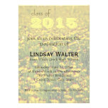 Floral Yellow Wildf|owers Graduation Invitation invitations