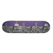 Florence dome in lilac skateboard