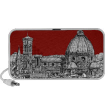 Florence Italy in red iPhone Speaker
