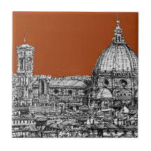 Florence sepia brown ceramic tiles