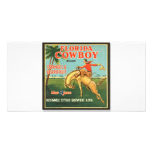 Florida Cowboy Personalised Photo Card