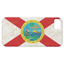 FLORIDA FLAG AGED iPhone 5 Case-Mate Case