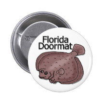 Florida Flounder Doormat Buttons