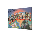 Florida (State Capital Scene) Gallery Wrapped Canvas