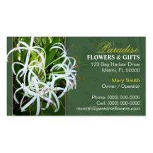 Florist Business Card