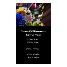 Florist Business Card