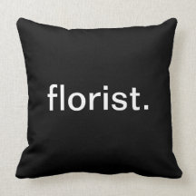 Florist Throw Pillows