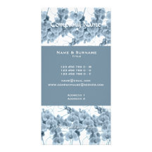 Florists, gardeners, spa's - blue orchids template photo card template