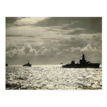 Flotilla of French naval vessels Post Cards