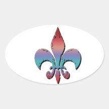 Flour De Lis Sticker