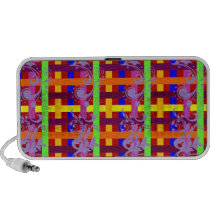 Flourish Pop Plaid Mini Speaker