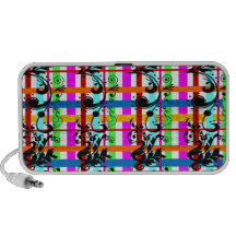 Flourish Pop Plaid Notebook Speakers