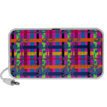 Flourish Pop Plaid Travelling Speaker