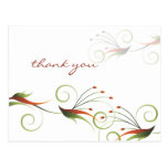 Flourish Thank You Postcard