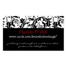 flourish; website marketing business card template