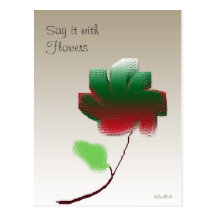 Flower 6 post card