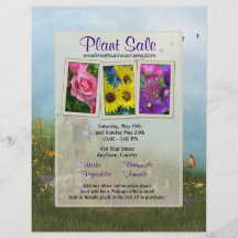 Flower and Plant Sale Flyer
