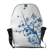 Flower bag messenger bag