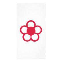 Flower bloom photo card