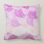 "Flower Burst" Pink Pillow pillows