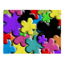 Flower Collage Postcard