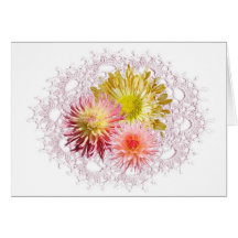 Flower Crochet Card