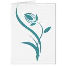 Flower Designed Card