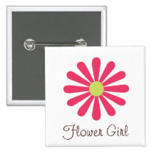 Flower Girl Button